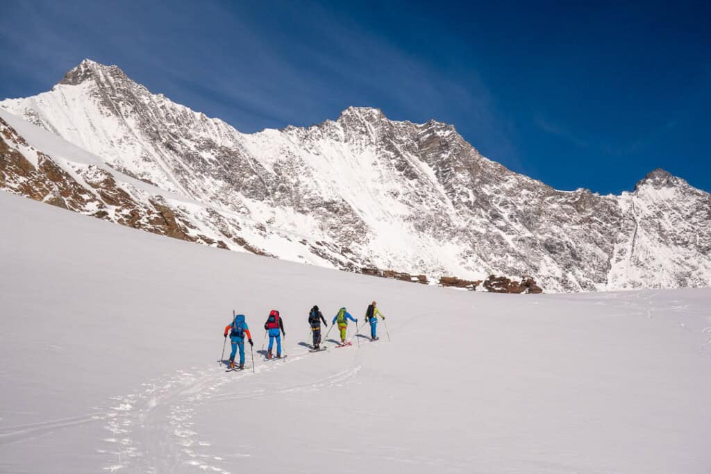 Ascent to the Allalinhorn