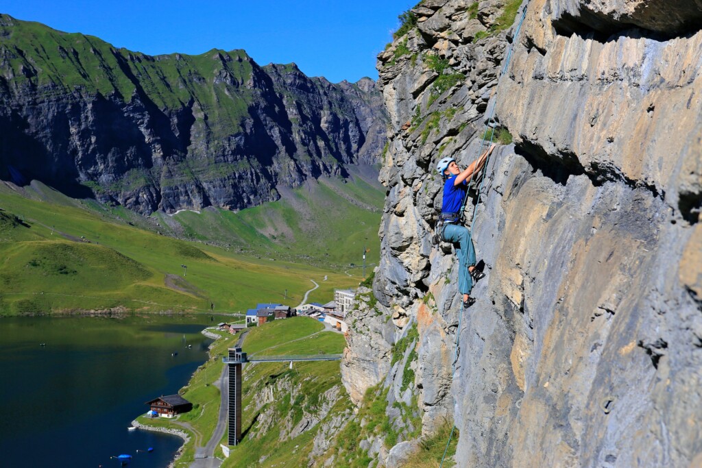 Climbing at Melchseefrutt