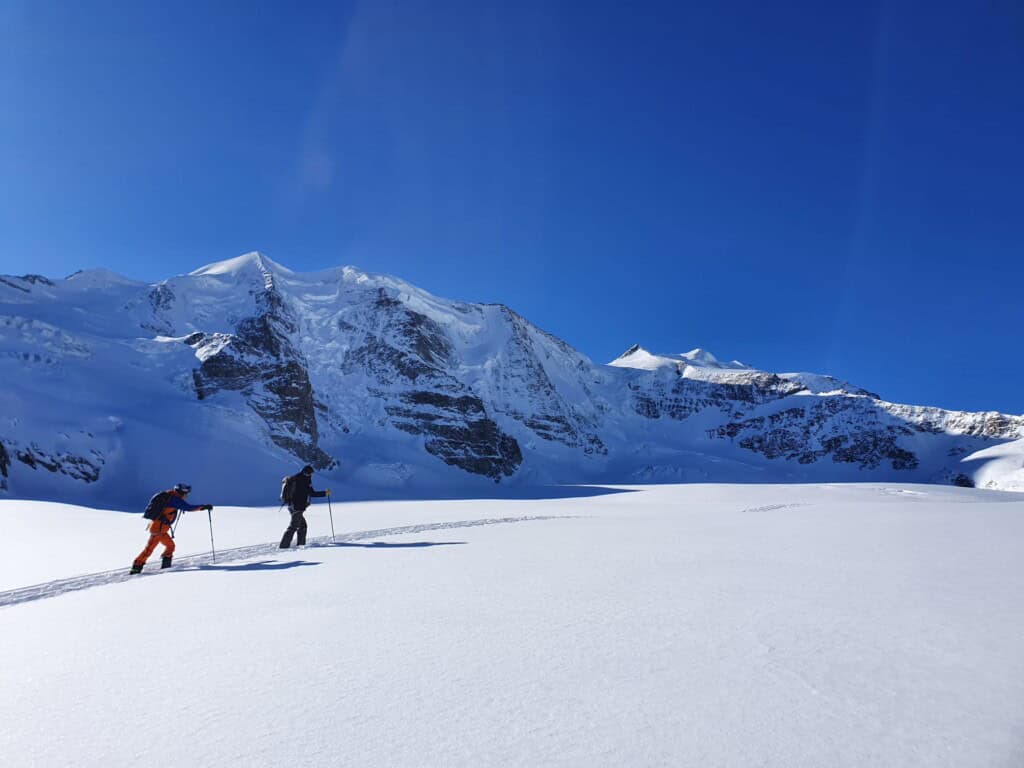 im Aufstieg zum Piz Palü