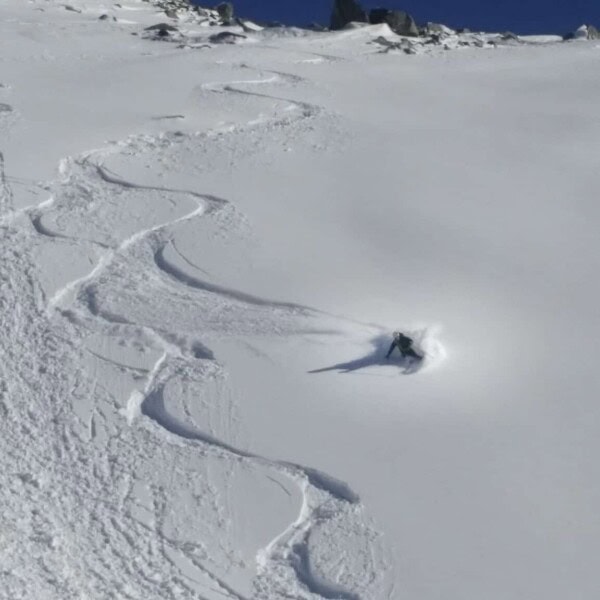 Departure from Piz Medel