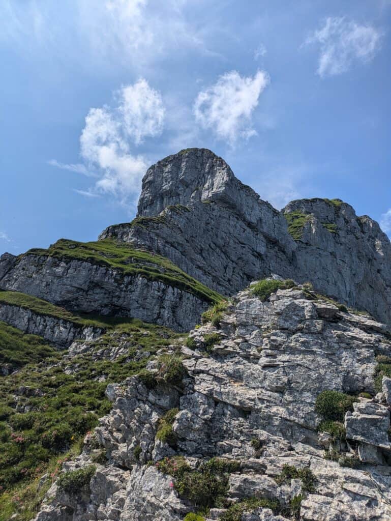 Gipfelaufbau vom Rautispitz