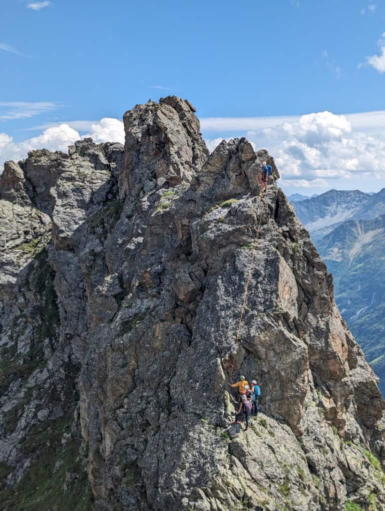 Kanzelgrat bei der Sustlihütte