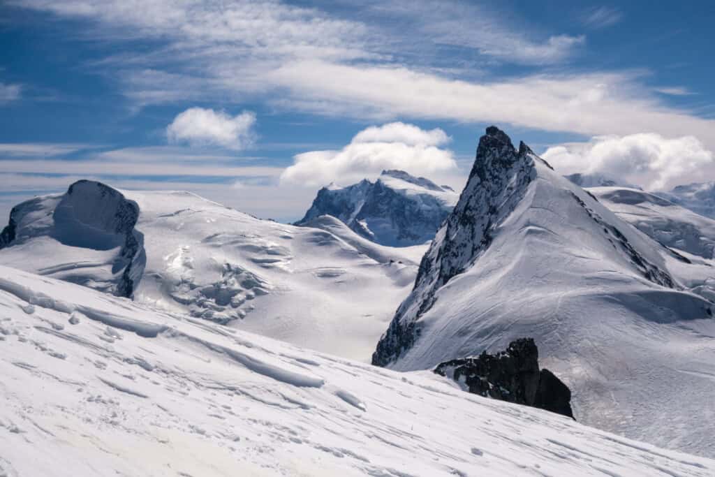 Auf der Schulter vom Allalinhorn