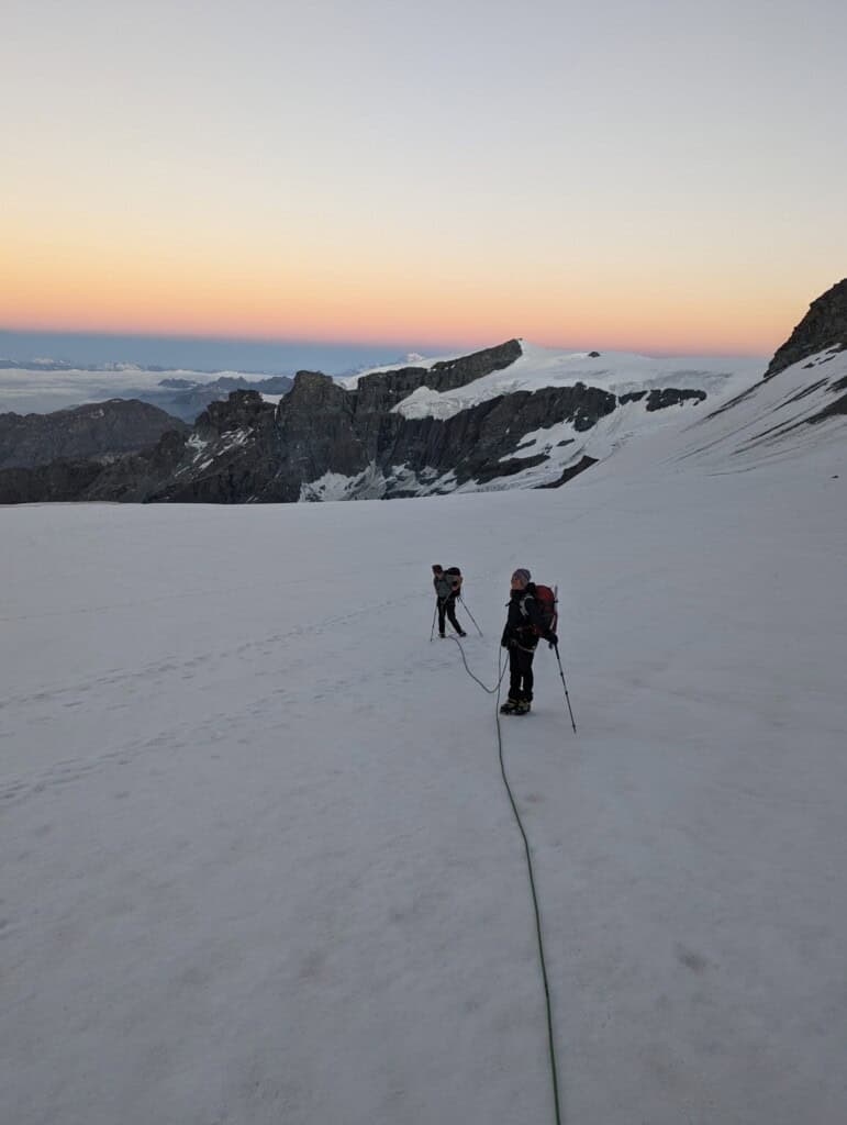 Sonnenaufgang auf der Spaghettitour light