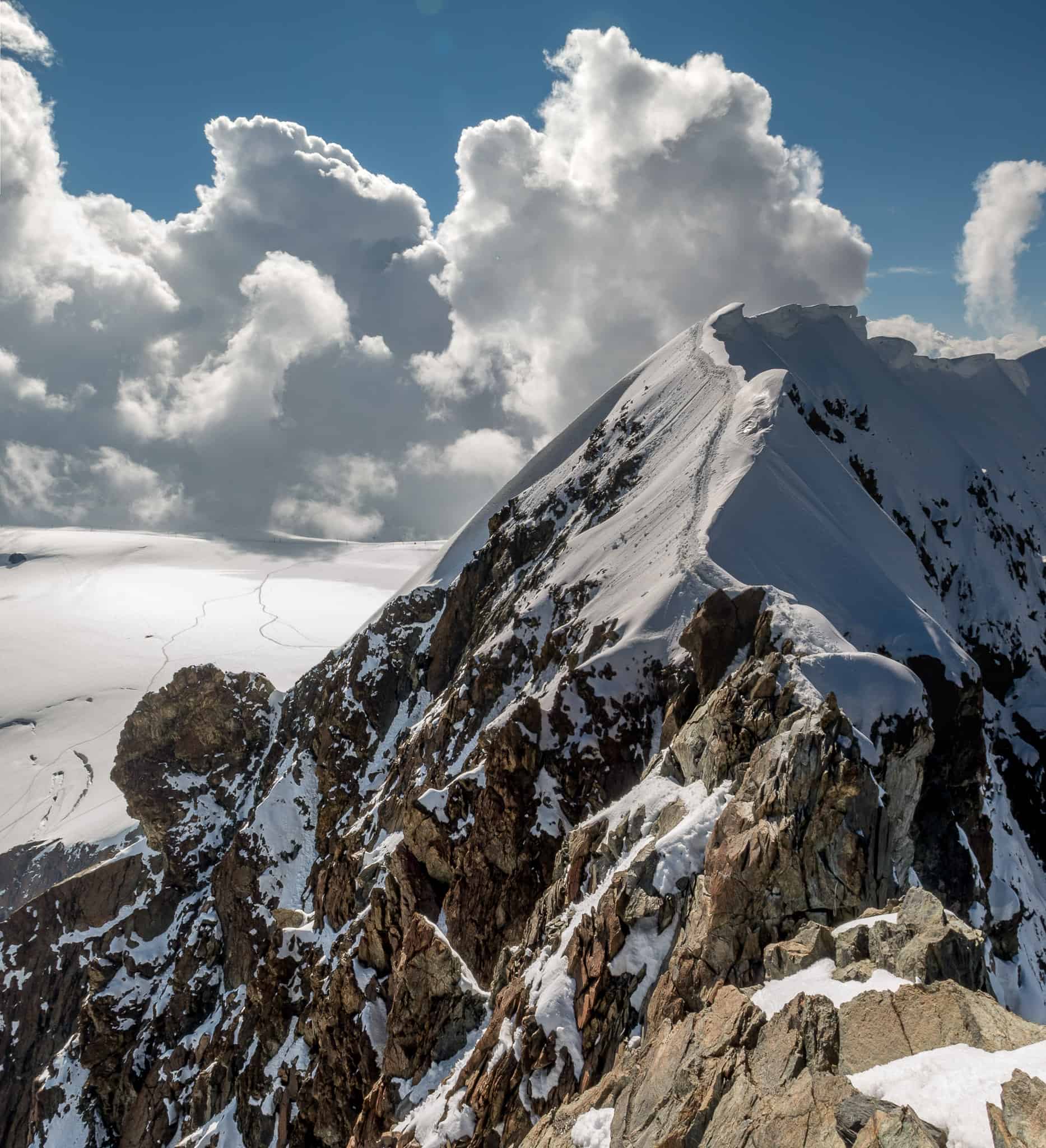 Overview of the Breithorn traverse