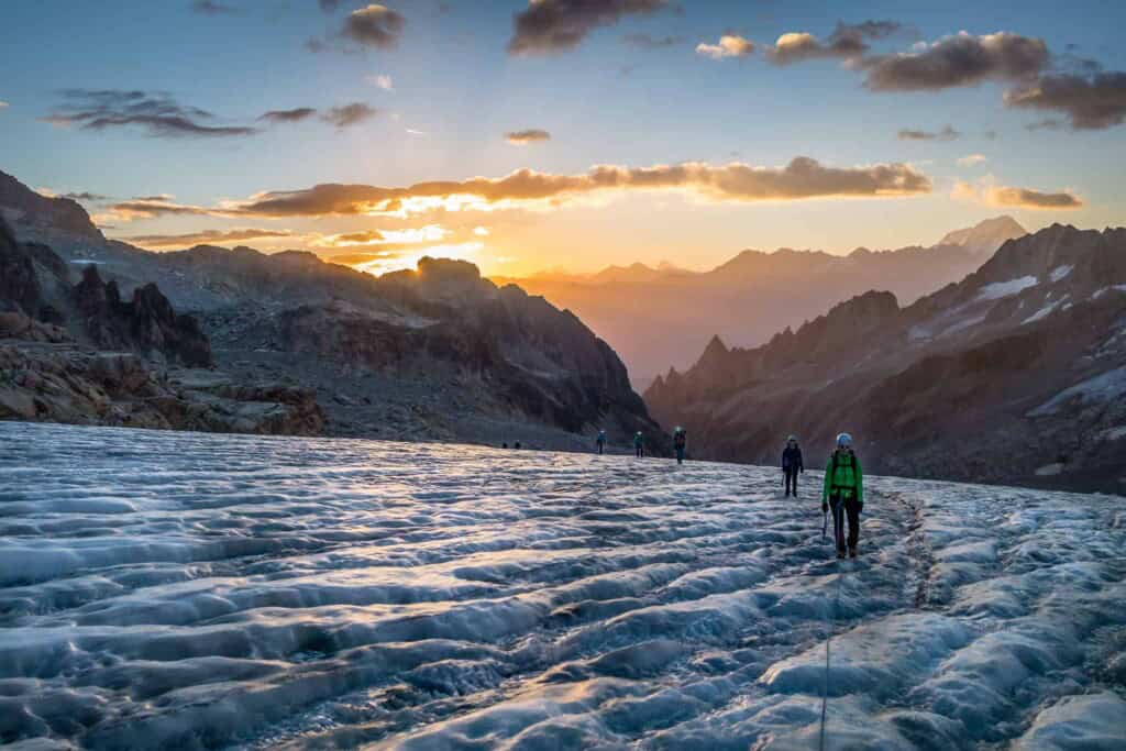 Gletscher vor dem Tödi