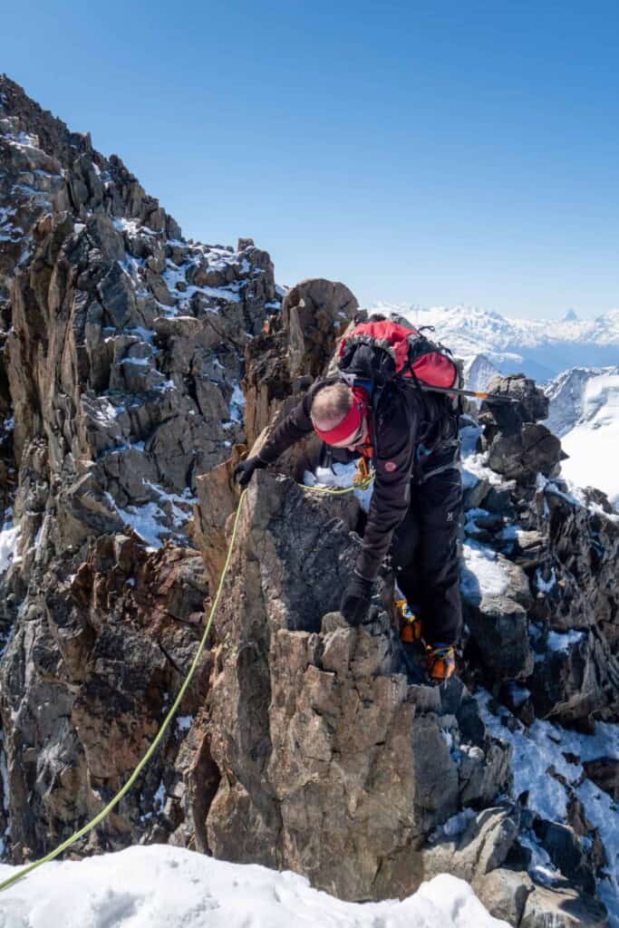 Gipfelgrat vom Finsteraarhorn