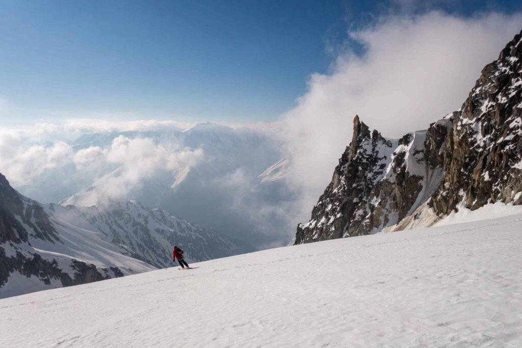 Abfahrt vom Galmihorn von der Tour aufs Finsteraarhorn