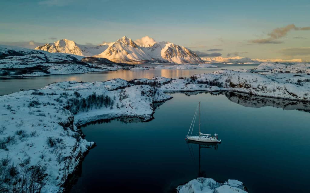 Ski and Sail in Norwegen