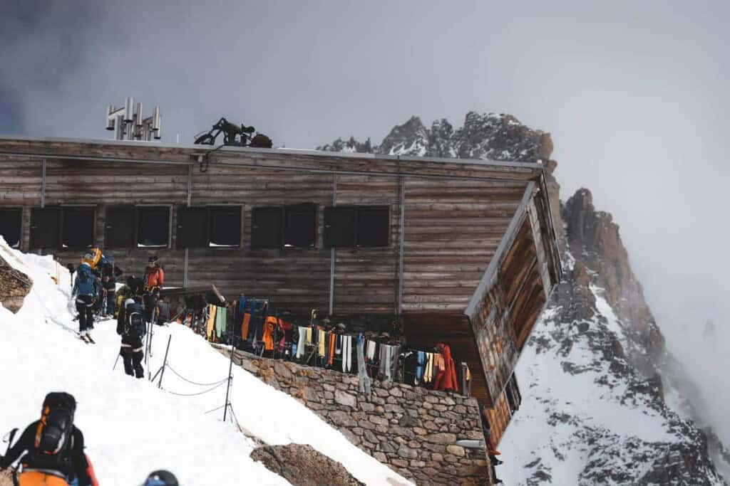 Übernachtung in einer SAC Hütte