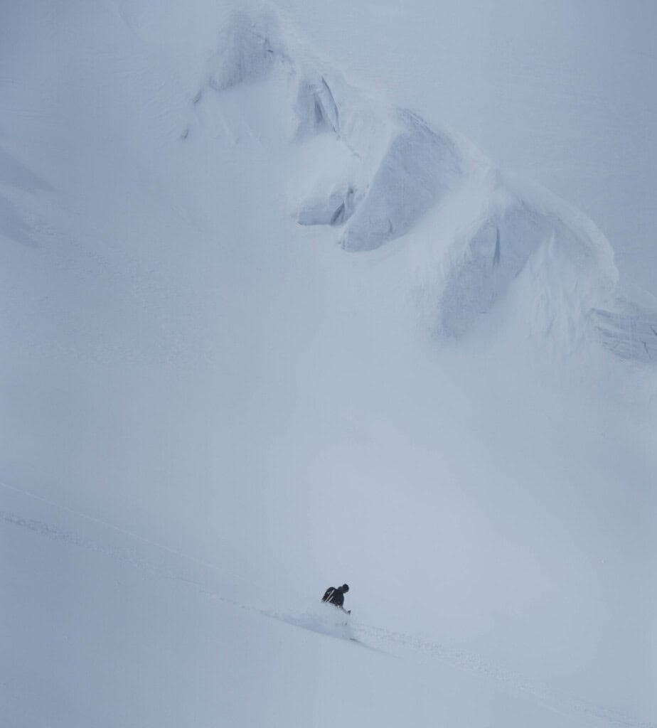 Abfahrt bei der Urner Haute Route