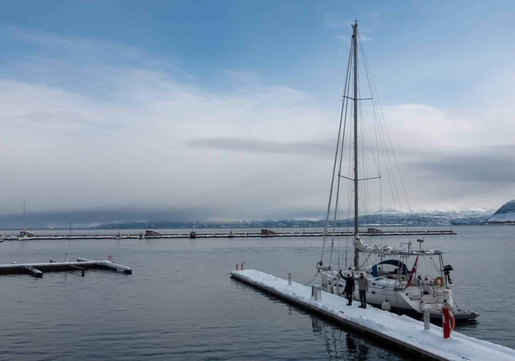 Im Hafen in Norwegen