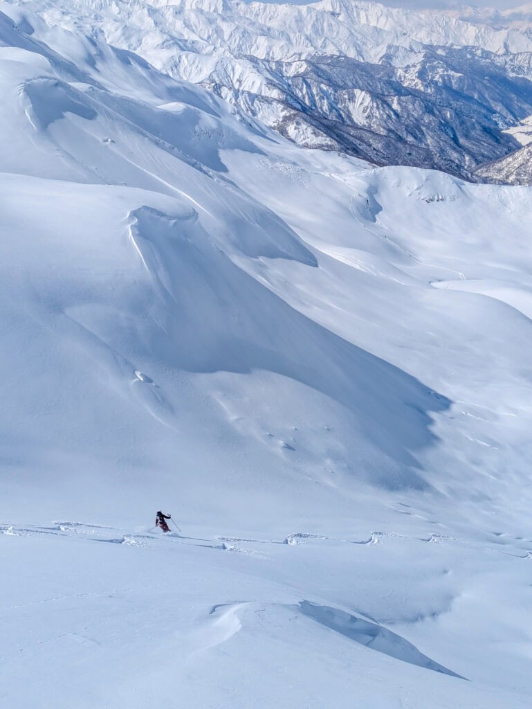 Powder descent in Georgia