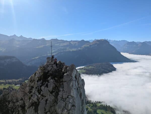 Adlerspitz über dem Nebelmeer