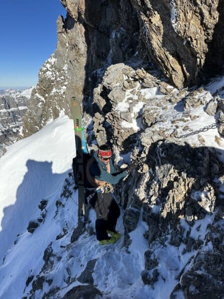 Ski tour over the Teufelsjoch