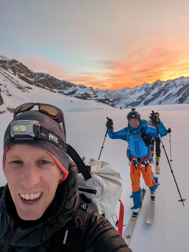 On the ascent to the Grand Combin
