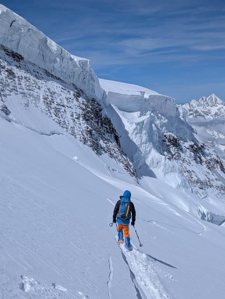 Descent on the Grand Combin