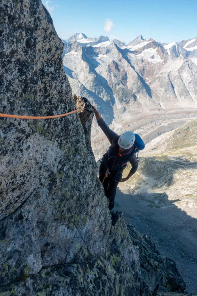 Climbing on the Brandlammhorn