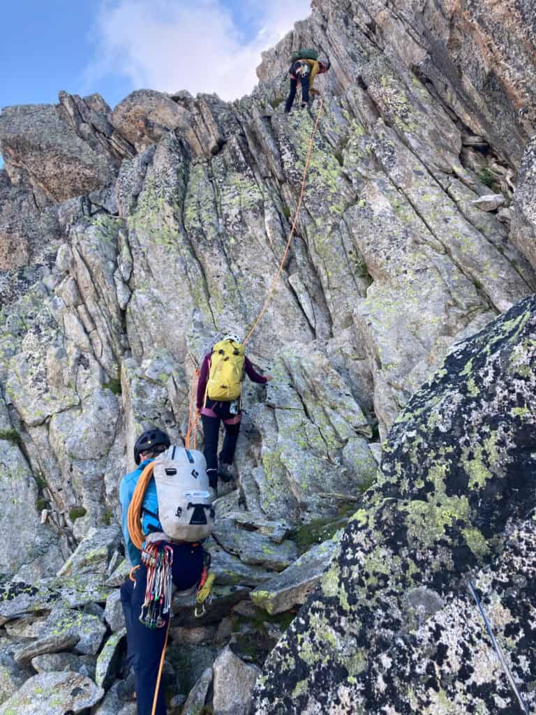 At the entrance from the Brandlammhorn