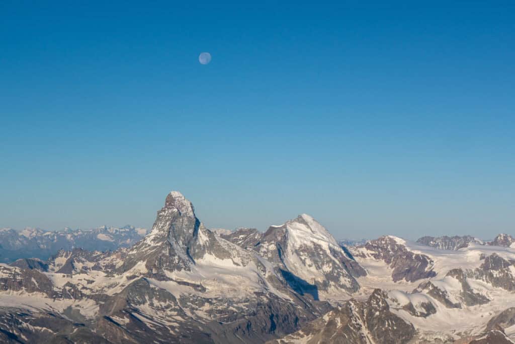 Blick Richtung Matterhorn