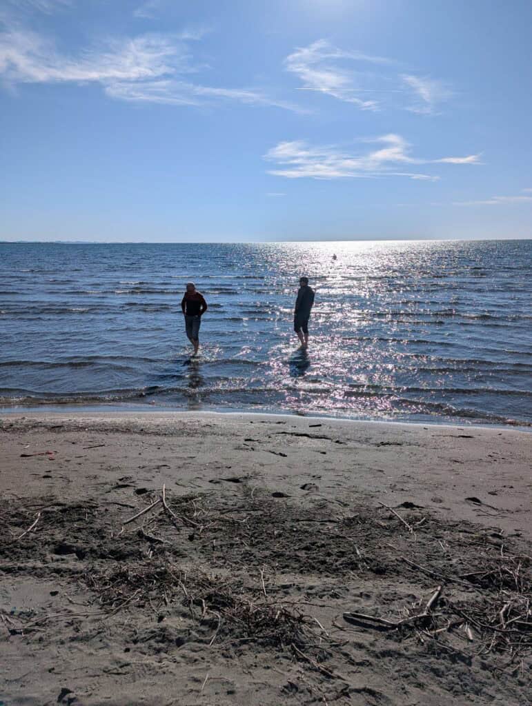 Zwischenstopp am Meer in Albanien