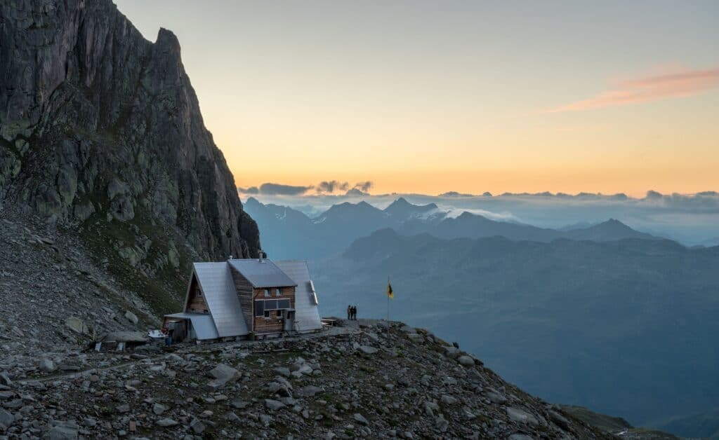 Sidelenhütte mit Aussicht