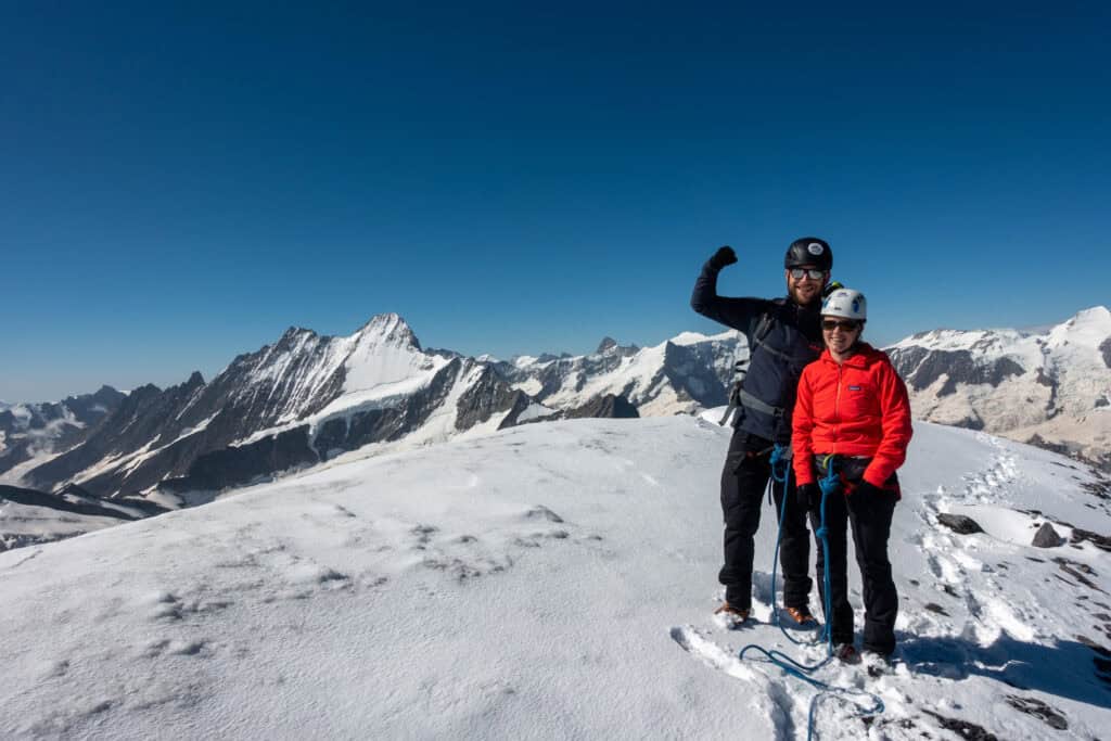 Auf dem Gipfel vom Wetterhorn