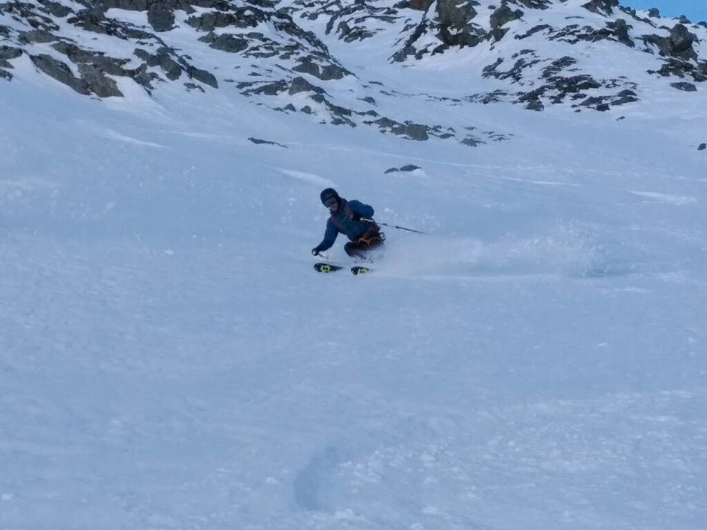 Powder in Disentis