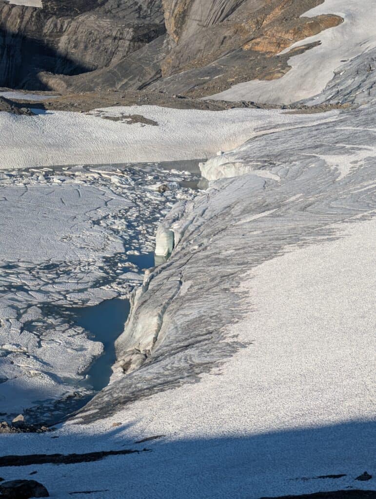 Clariden glacier view