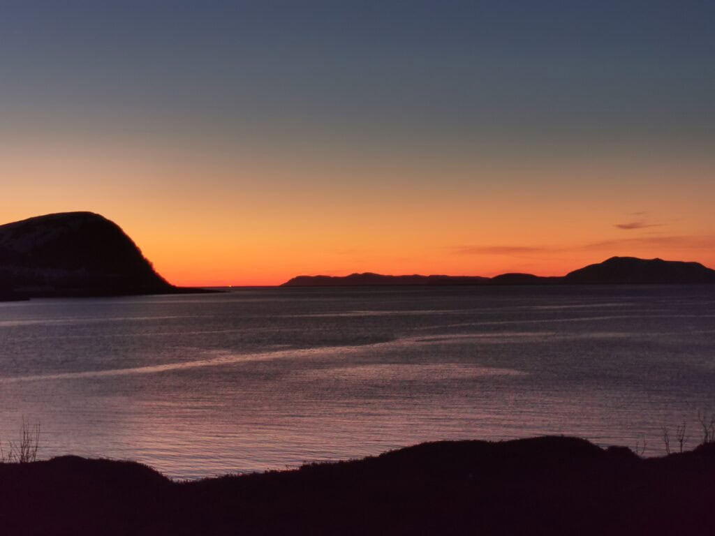 Sunset in Finnmark