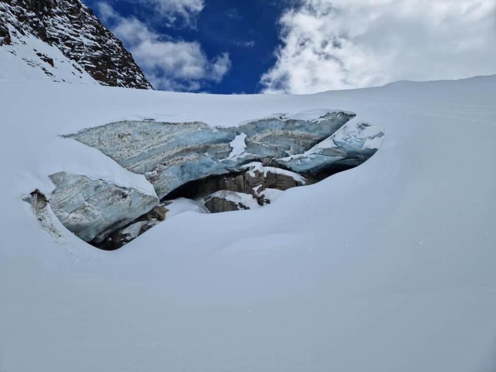 Cevedale glacier