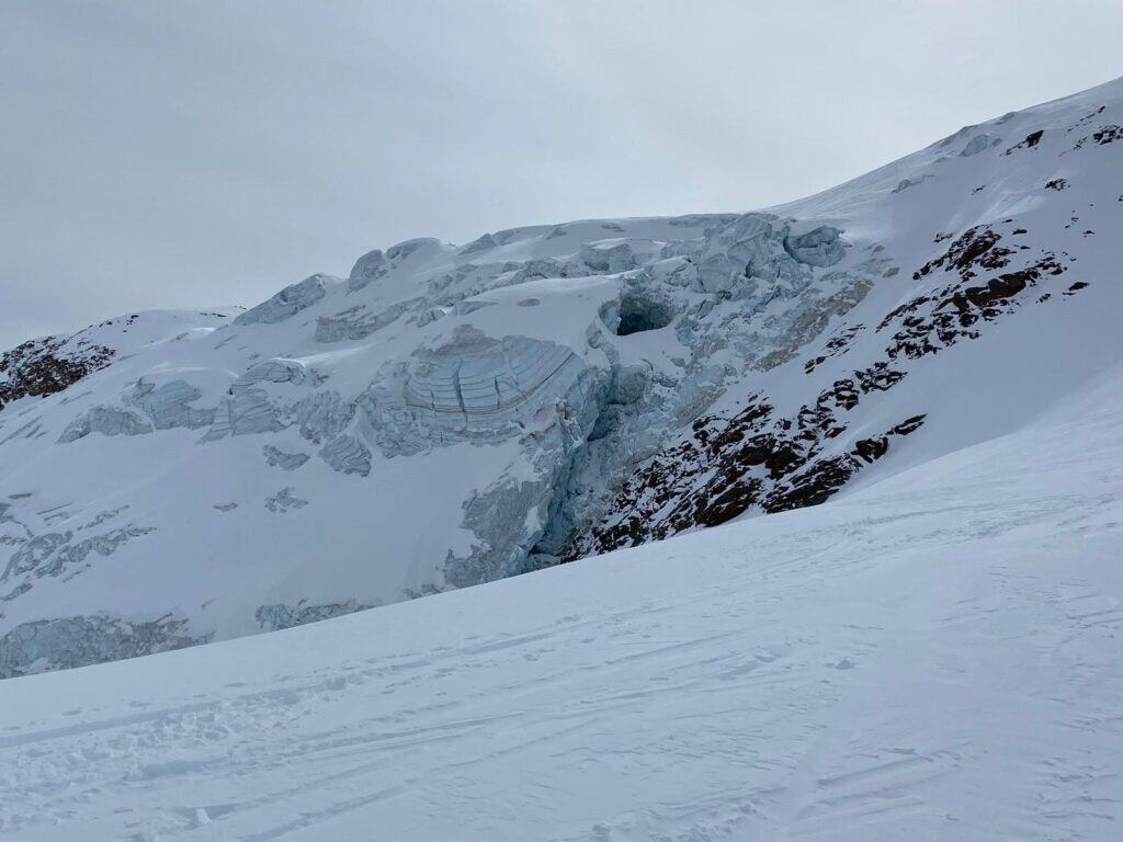 Cevedale glacier