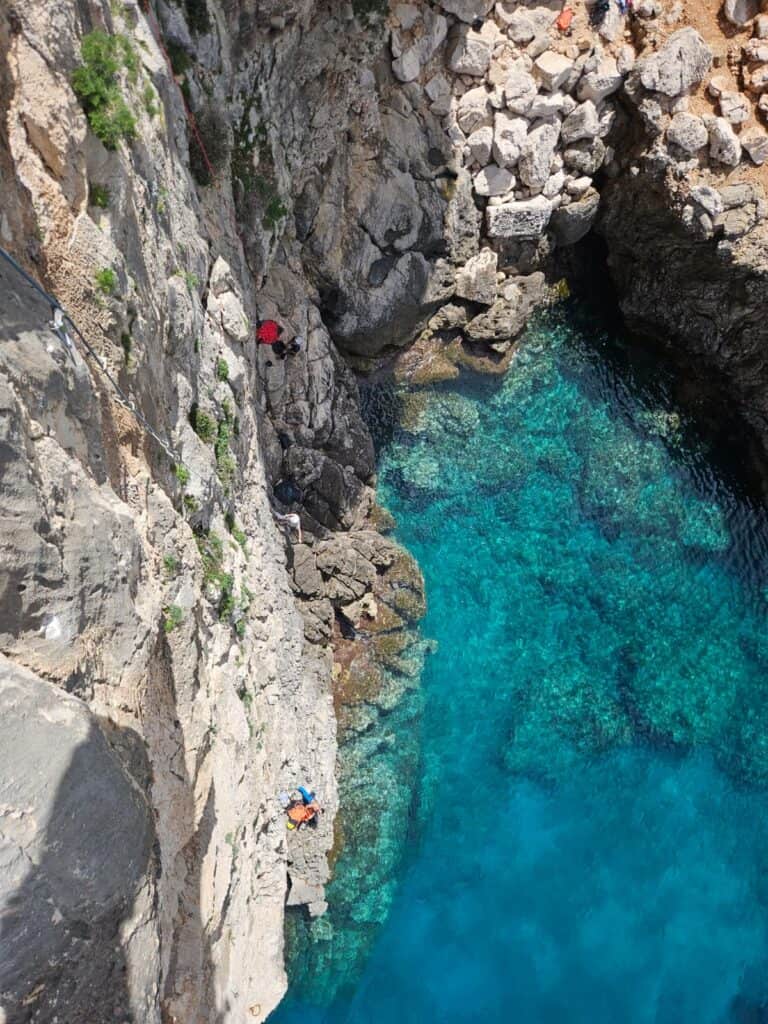 Sardinia: Multi-pitch climb at Pedra Longa