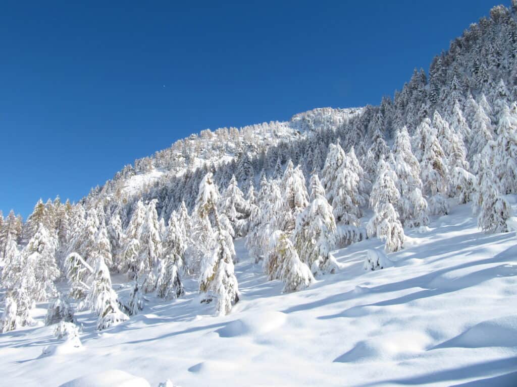 Verschneites Valle Maira