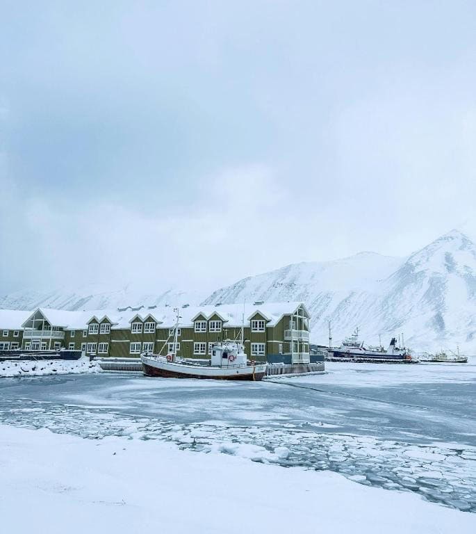 Siglo Hotel in Iceland in winter