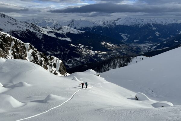 Ski tour in the Ridnaun Valley