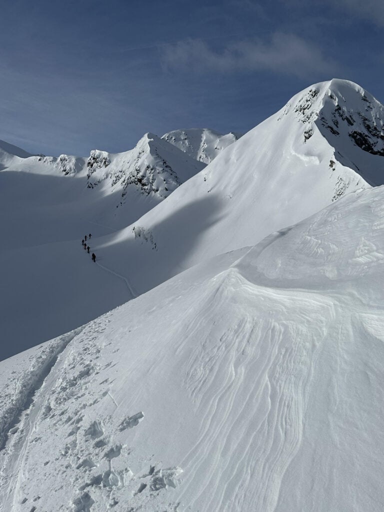 Ski touring in the Ratsching Valley